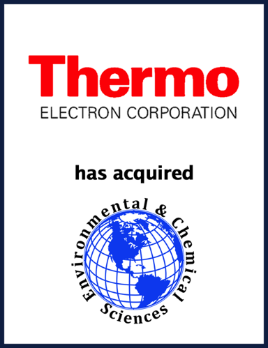 EnvironmentalandChemicalSciences ThermoElectron